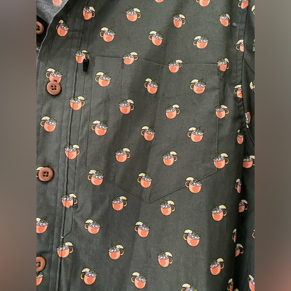 Men’s button down Moscow mule Duluth untucked slim fit button down size L tall - Picture 3 of 6